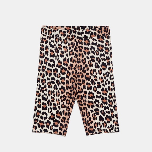 Zara animal print bike shorts - Picture 2 of 4
